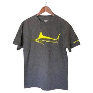 Reel Legends Dark Gray S/S T-Shirt Men's Size M Fishing Outdoor